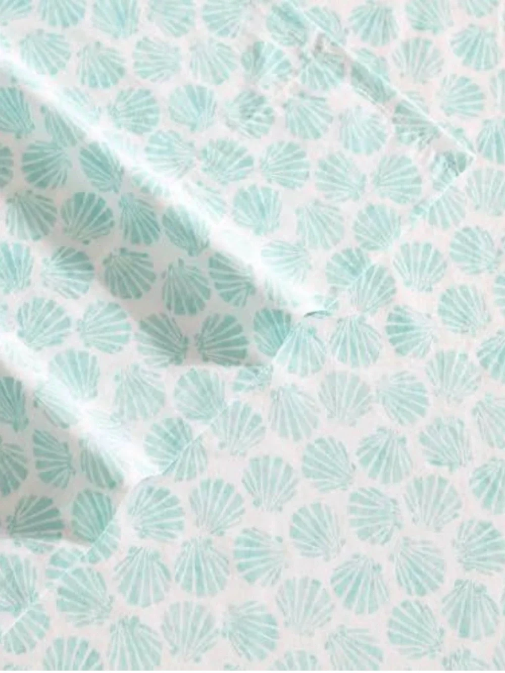 ComfortShell Mint Shell-Print Sheet Set - Unbranded